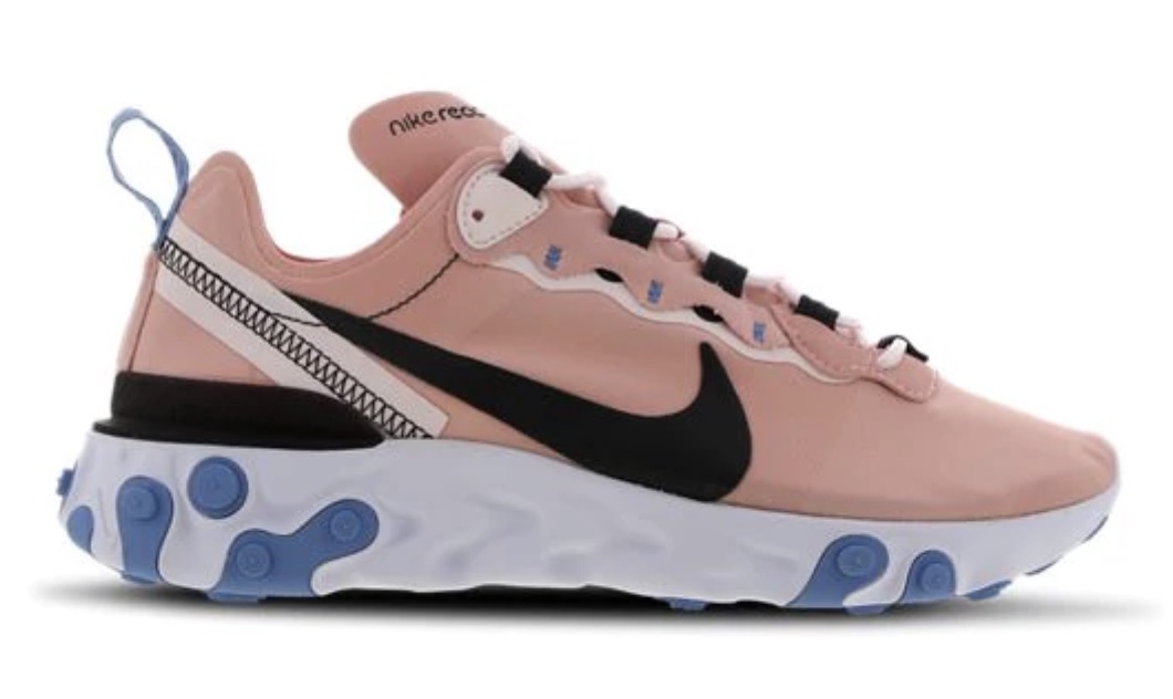 nike react element 55 pink blue