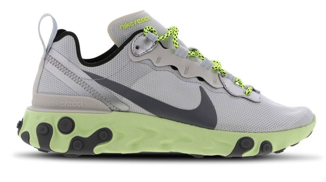 nike react element 55 silver