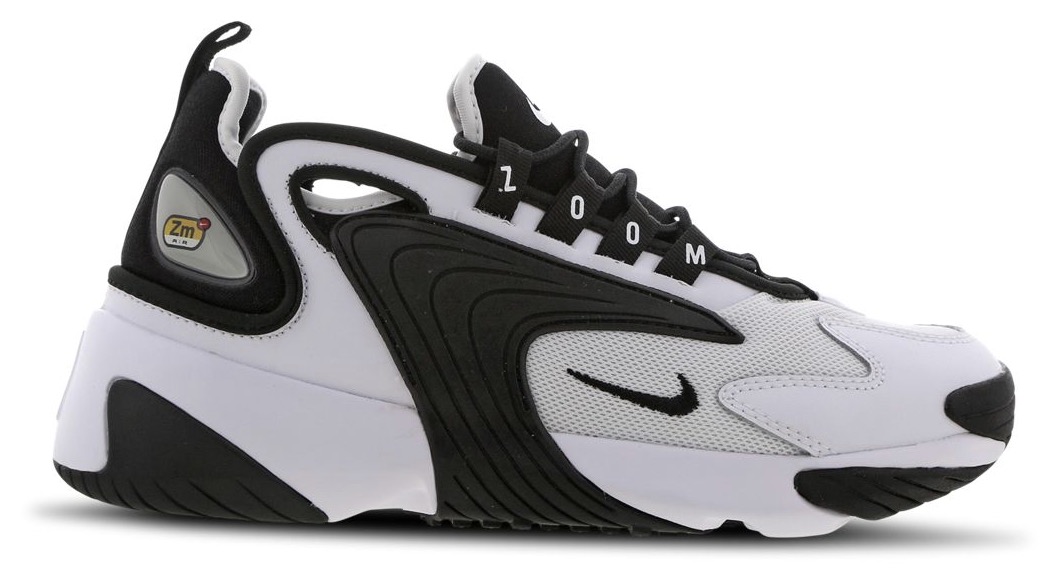 nike zoom 2k white black