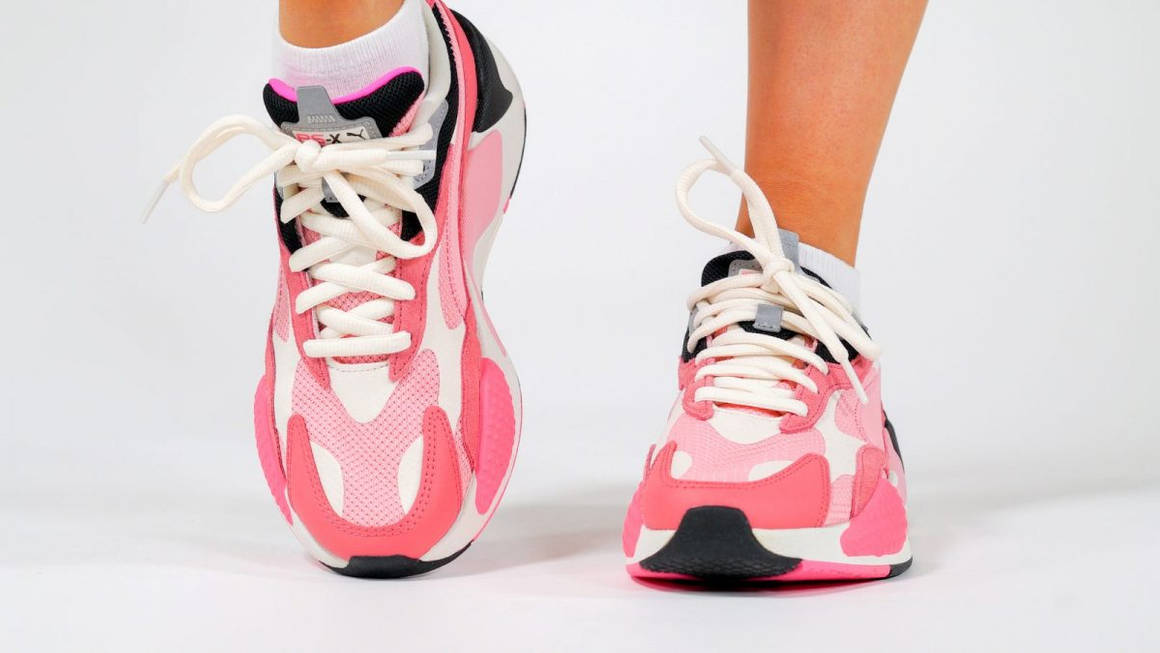 Pink puzzle pumas best sale