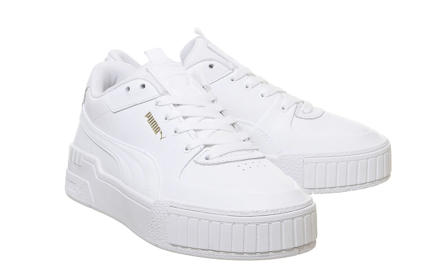 puma cali sport white front