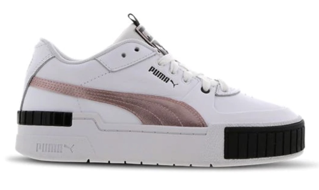 puma cali sport white pink.