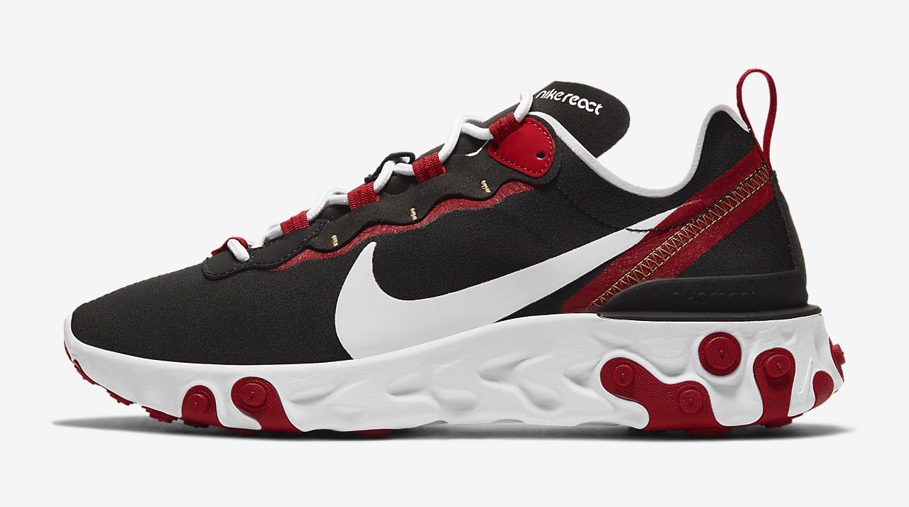 react-element-55 red black