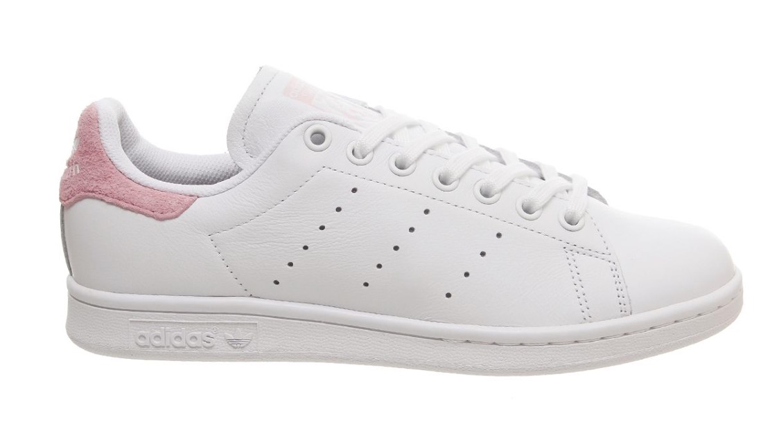 stan smith white pink