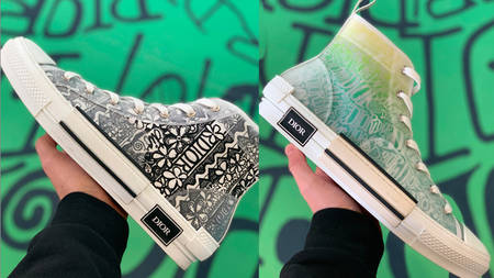 Images Of The Shawn Stussy x Dior B23 Sneakers Have Arrived! Images Of The Shawn Stussy x Dior B23 Sneakers Have Arrived!