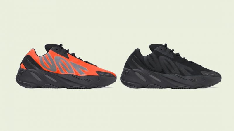 yeezy 700 black and orange