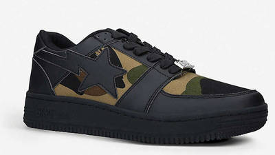 A Bathing Ape Low Top Camouflage Front