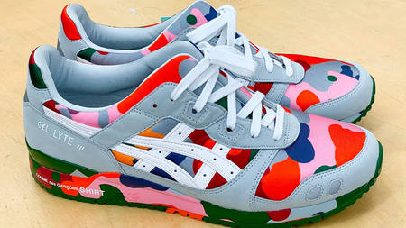 The COMME des GARÇONS SHIRT x ASICS GEL-Lyte III Makes Camo Colourful