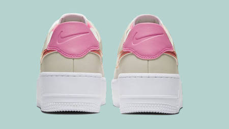 Shimmering Swooshes Decorate The Nike Air Force 1 Sage Shimmering Swooshes Decorate The Nike Air Force 1 Sage