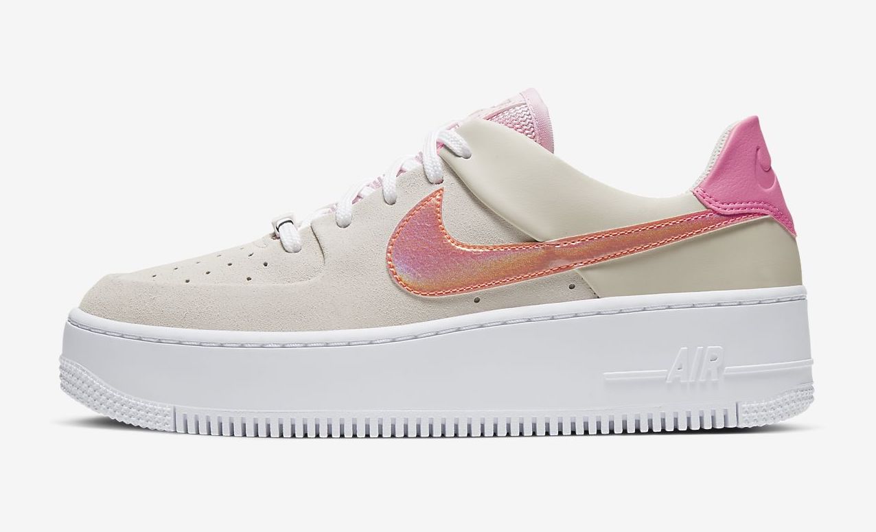 Air Force 1. Sage Digital Pink. side