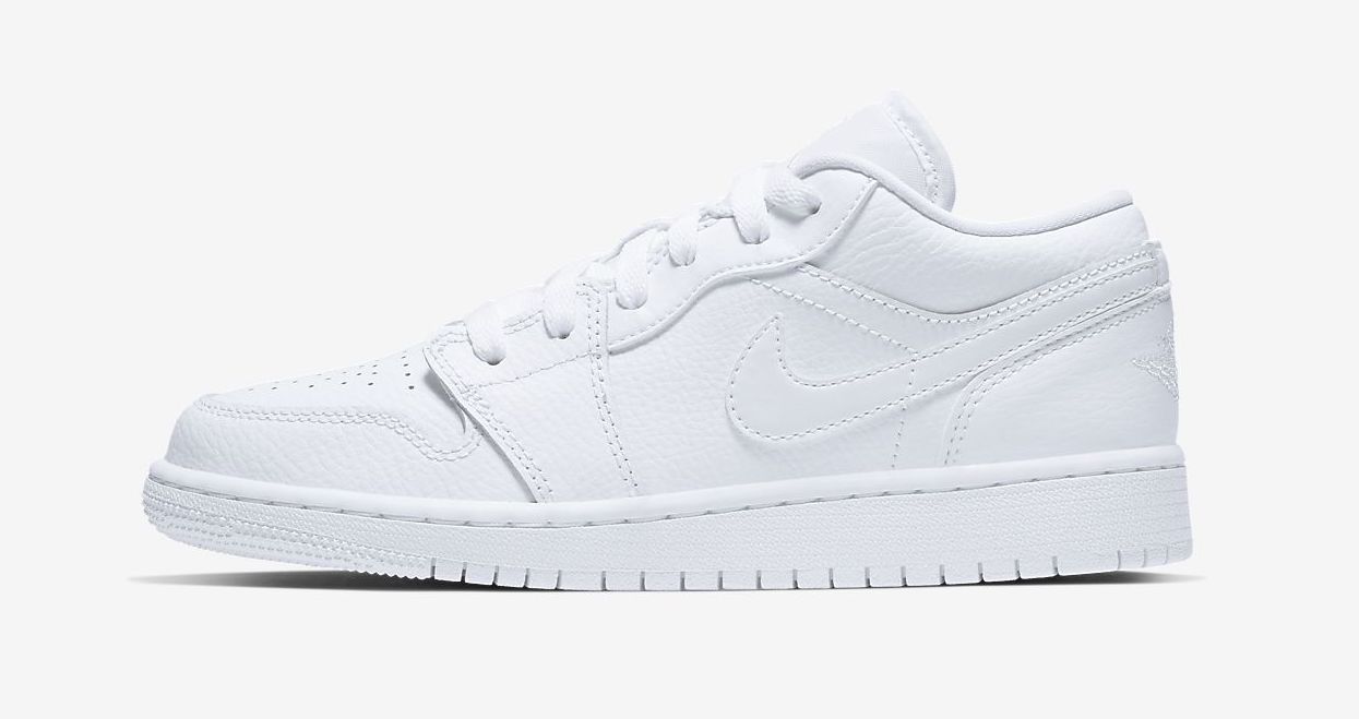 Air Jordan 1 Low White side