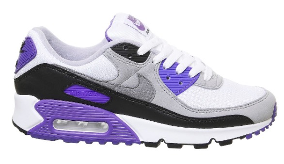 Air Max 90 White Purple