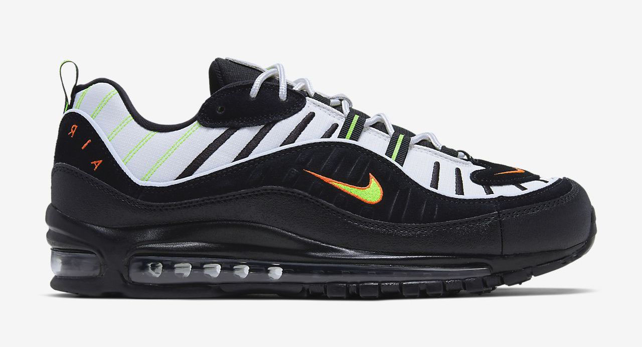 Air Max 98 Black Luminous Yellow