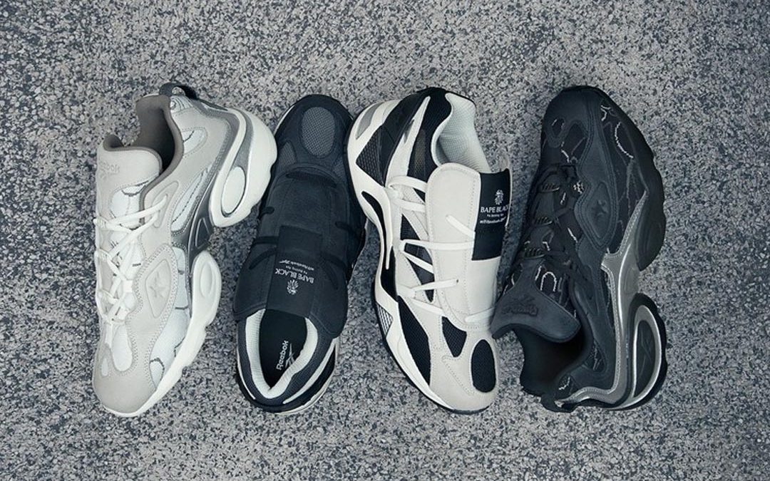 BAPE BLACK x Reebok Reunite For An Ultra Luxe Sneaker Collection | The ...