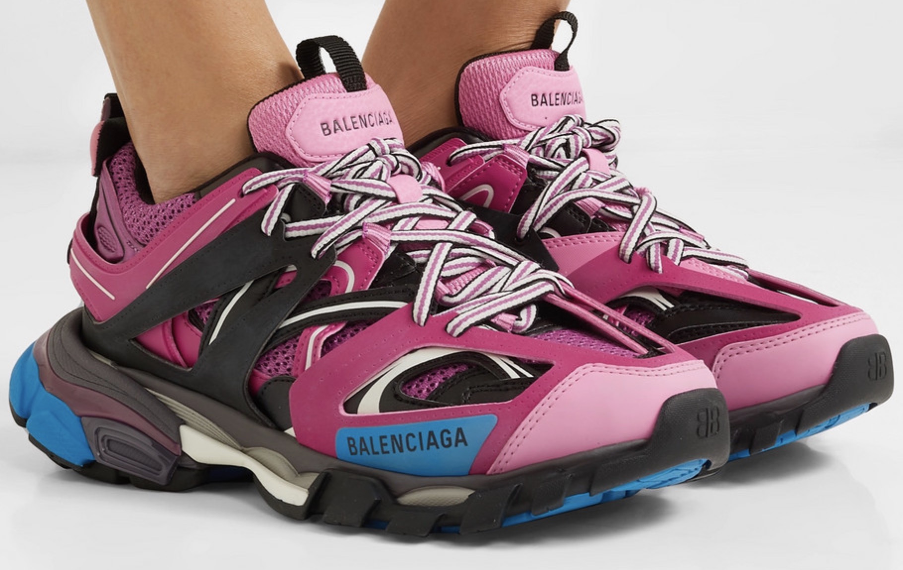 Balenciaga Track Pink Black front