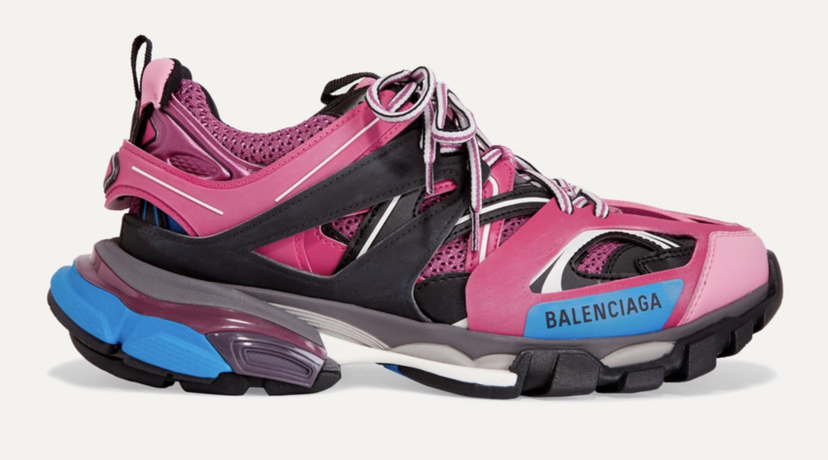 Balenciaga Track Pink Black side