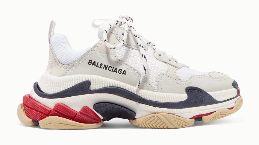 Balenciaga Triple S Red Grey