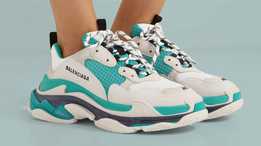 Balenciaga Triple S Turq