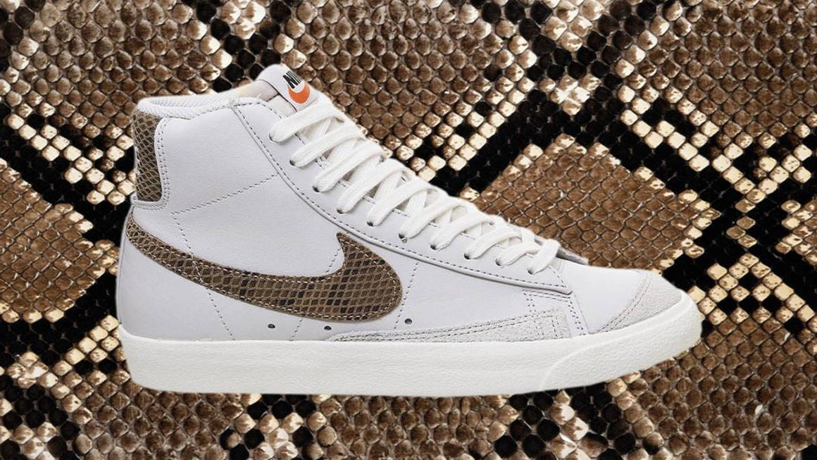 nike blazer mid 77 vintage reptile white
