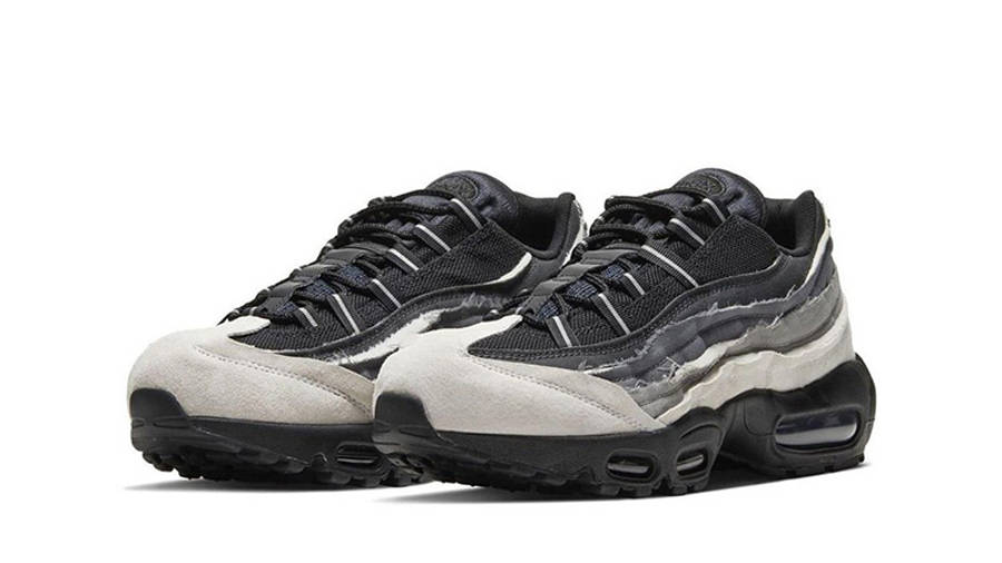 nike air max 95 comme des garcons black grey