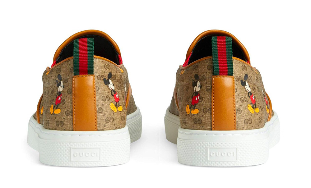 gucci mickey mouse trainers