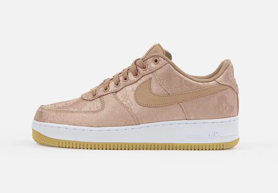 Nike air force ones rose outlet gold