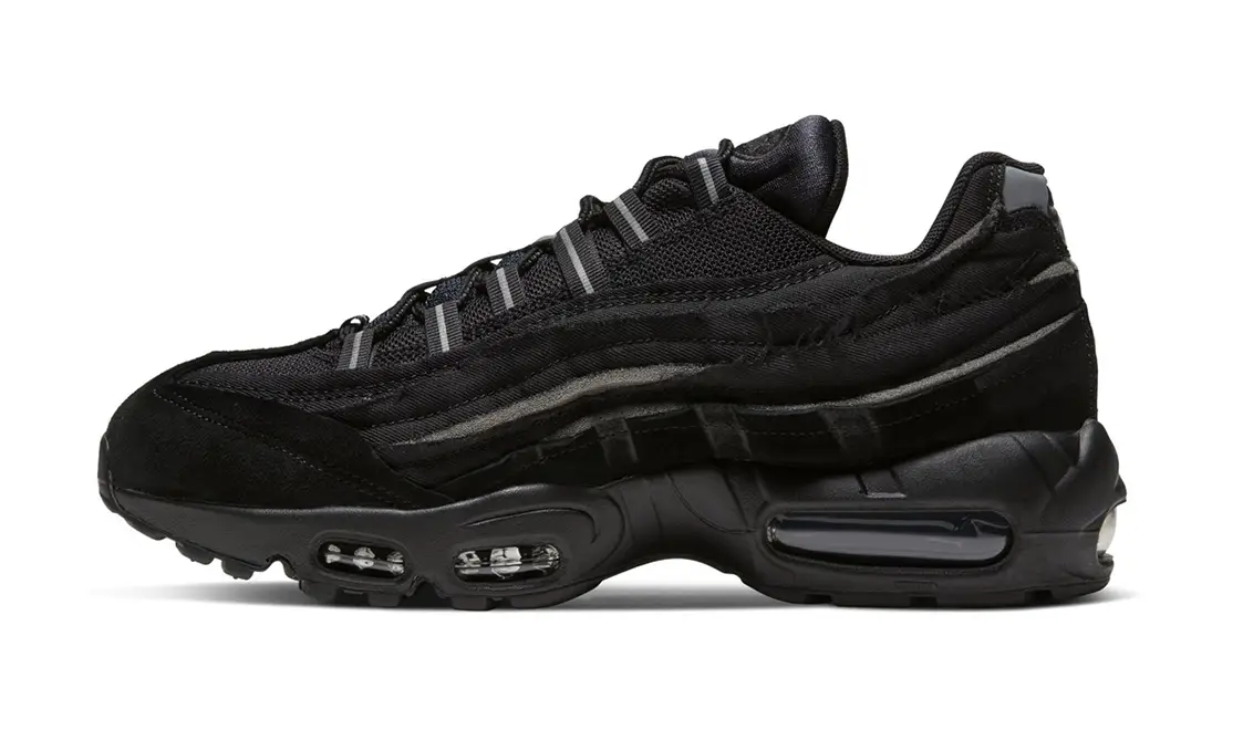 The Comme Des Gar ons x Nike Air Max 95 Has Been Revealed In 3