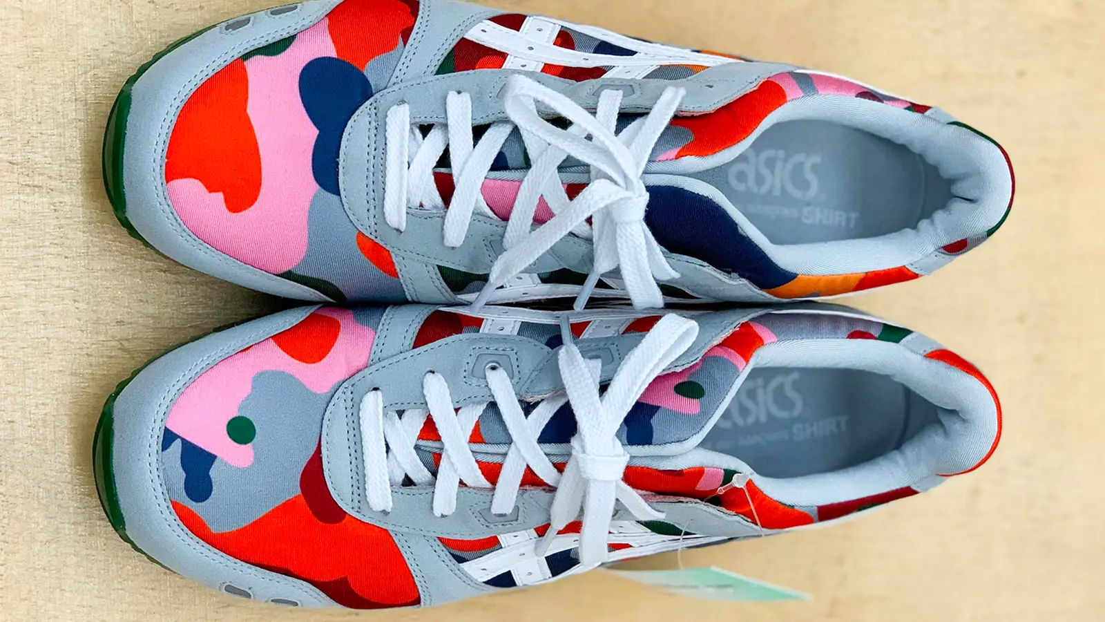 The COMME des GARCONS SHIRT x ASICS GEL Lyte III Makes Camo Colourful The Sole Supplier