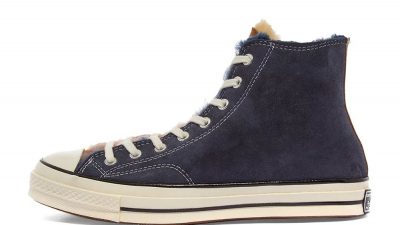 Converse Chuck 70 High Sherpa Navy Pink 166319C