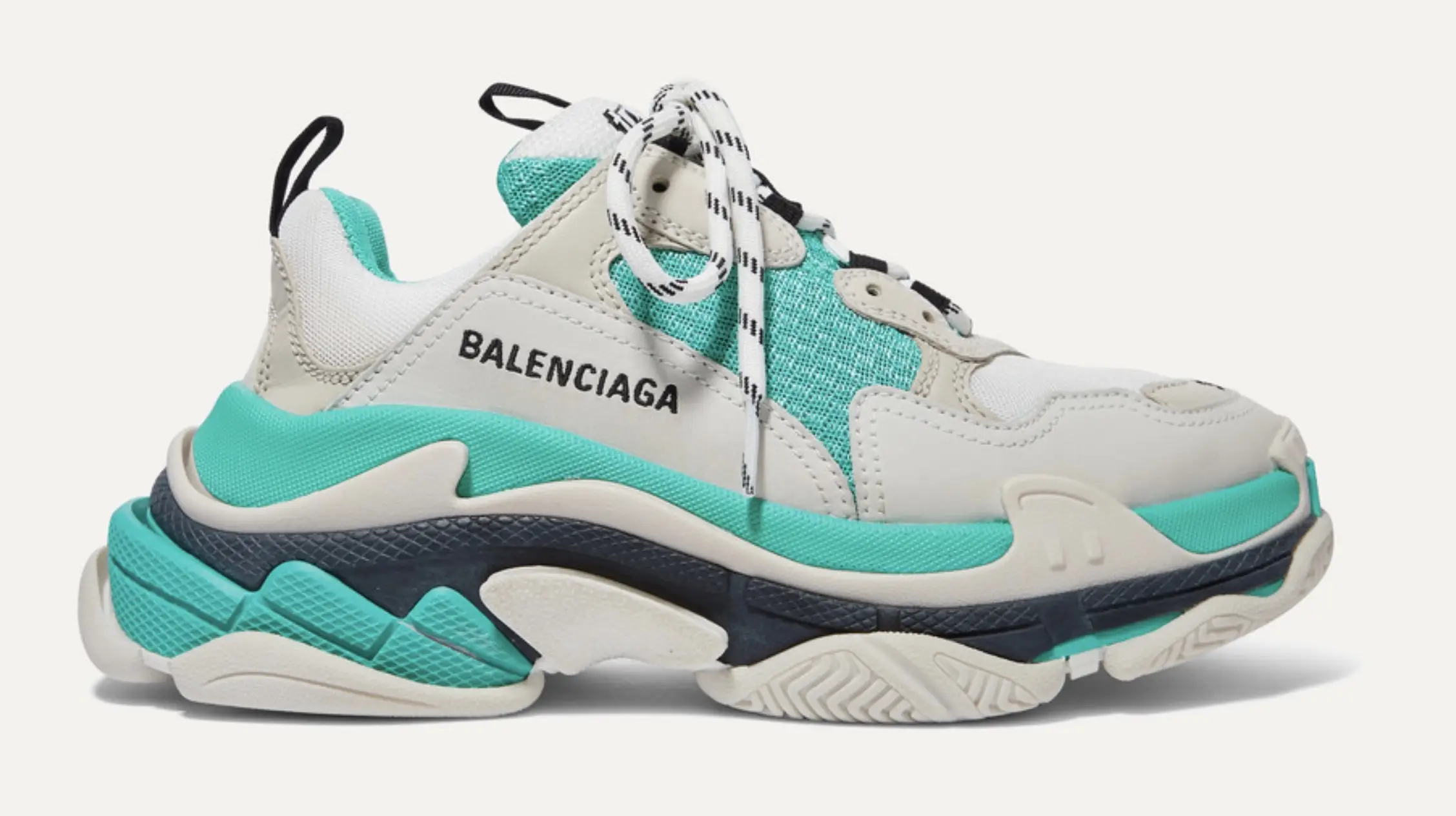 Balenciaga turquoise best sale triple s