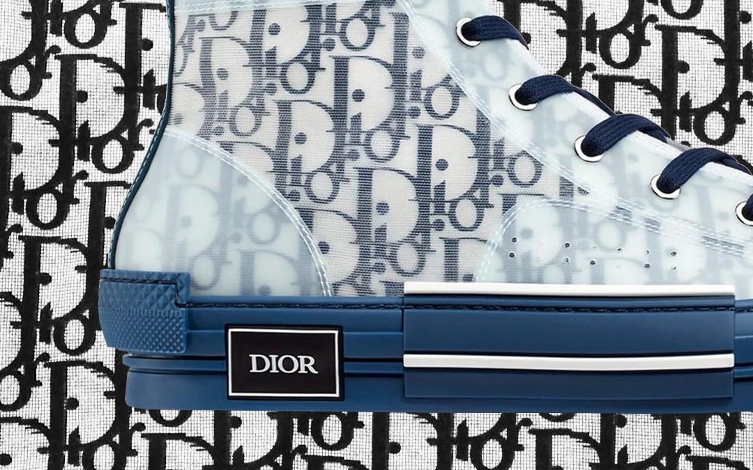 The Dior B23 Hi-Top Sneaker Gets An Ocean-Blue Update