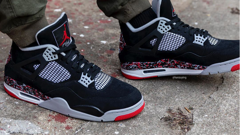 jordan retro 4 splatter