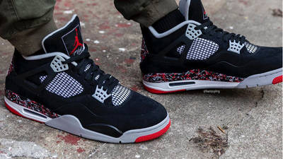 splatter jordan 4