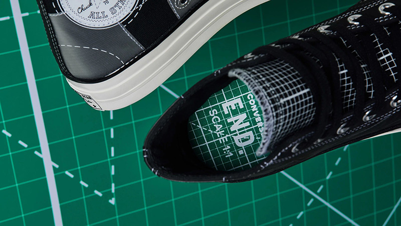 END x Converse Chuck 70 Hi Blueprint Pack Black 165745C insole