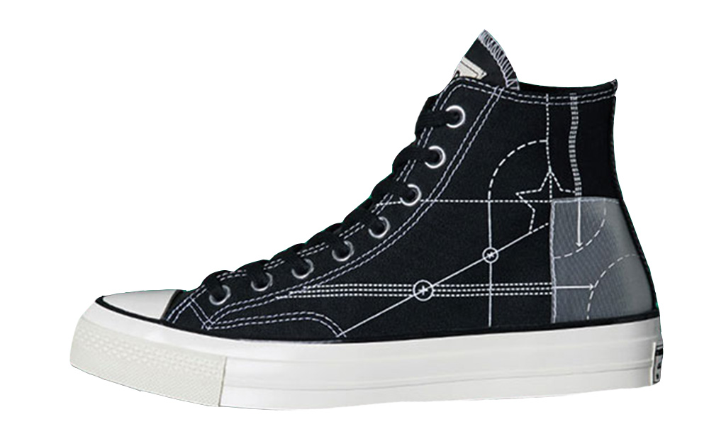 END x Converse Chuck 70 Hi Blueprint Pack Black