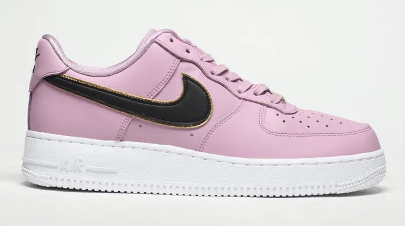 Fall In Love With The Latest Nike Air Force 1 In Frosted Plum & Gold 5