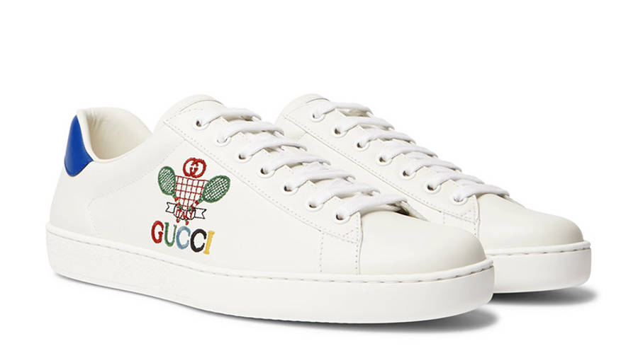 GUCCI New Ace Logo White front
