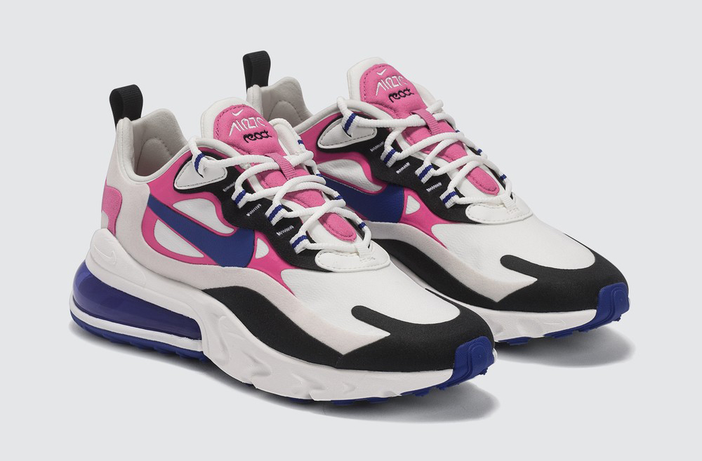 Hyper Blue And Cosmic Fuchsia Re-Energise The Nike Air Max 270 React