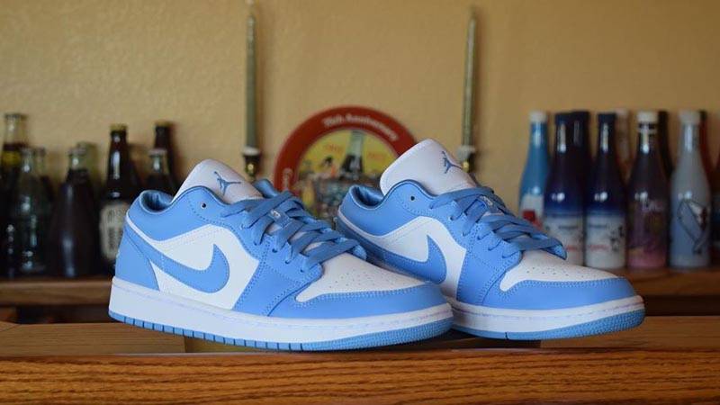 jordan 1 unc low on feet