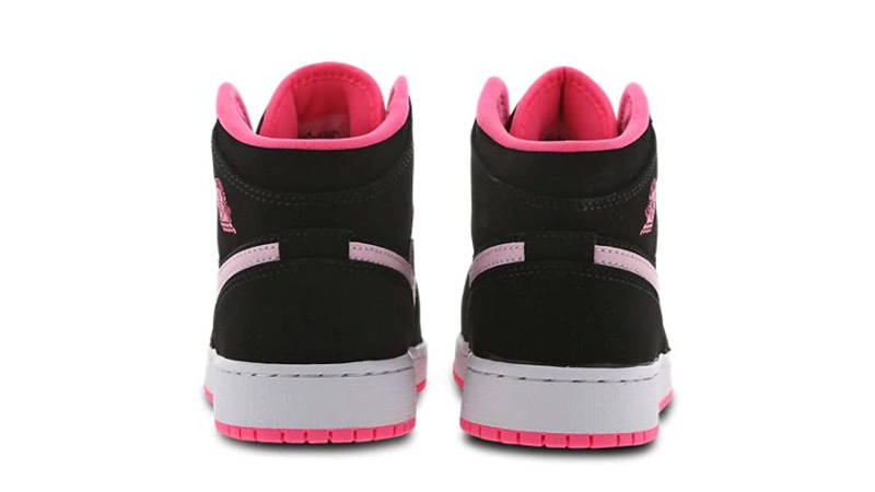 Jordan 1 Mid GS Black Pink