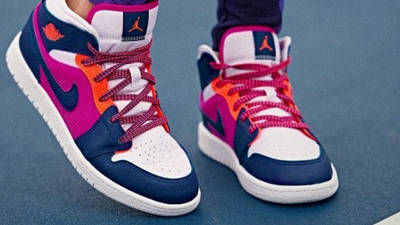 air jordan purple and pink