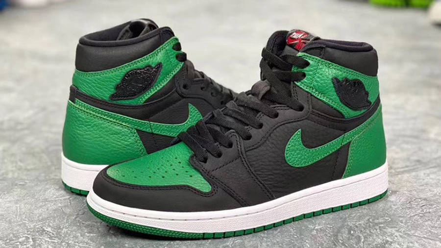 green ones jordans