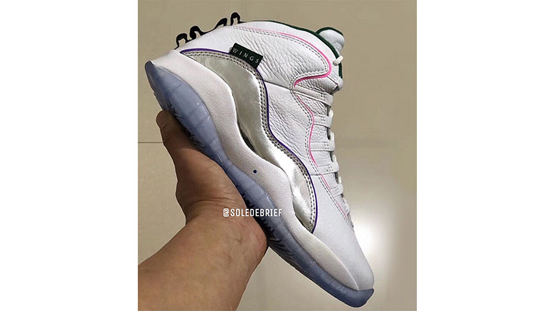 Jordan 10 Wings White on hand