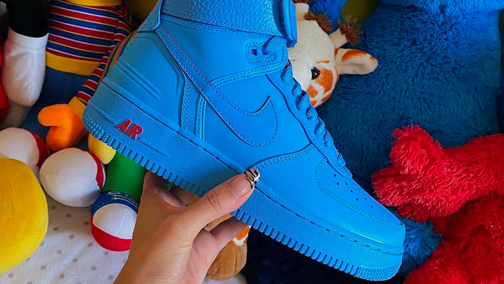 Image via Instagram/@kristennoelcrawley Just Don Blue Air Force 1 High