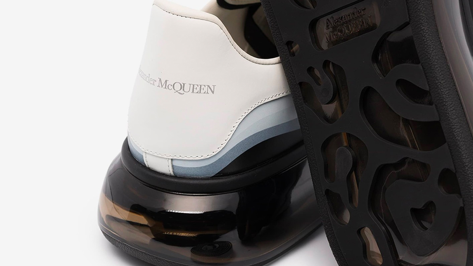 Mcqueen oversized sneakers black white