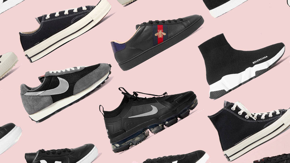 NET-A-PORTER monochrome sneakers