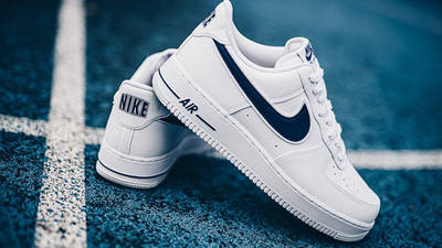 Nike Air Force 1 07 White Deep Royal AO2423-103 side