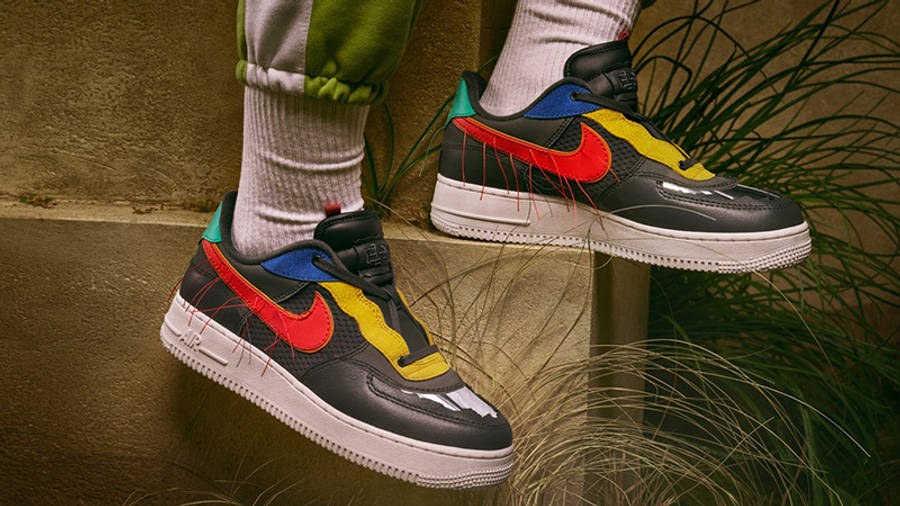 Nike Air Force 1 Black History Month Multi 06 on foot
