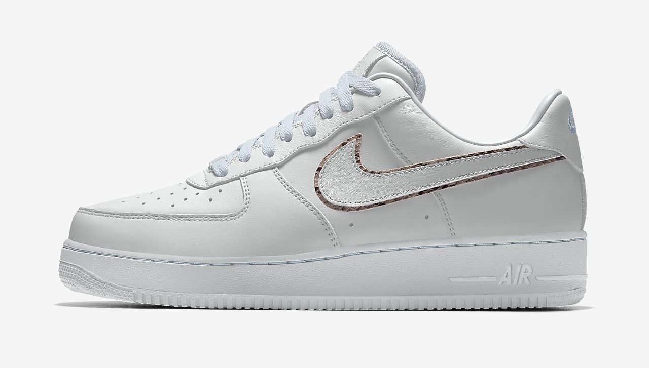 Nike Air Force 1 By You white