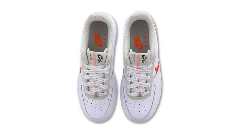 Nike Air Force 1 GS White Orange